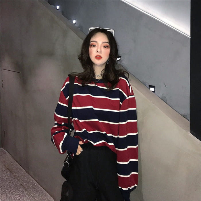 Striped Sweatshirt