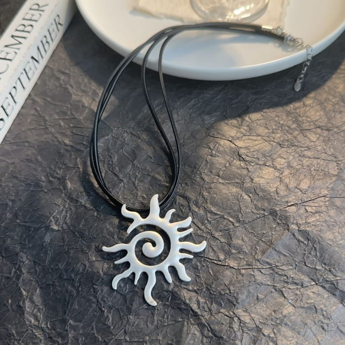 Sun Pendant Necklace