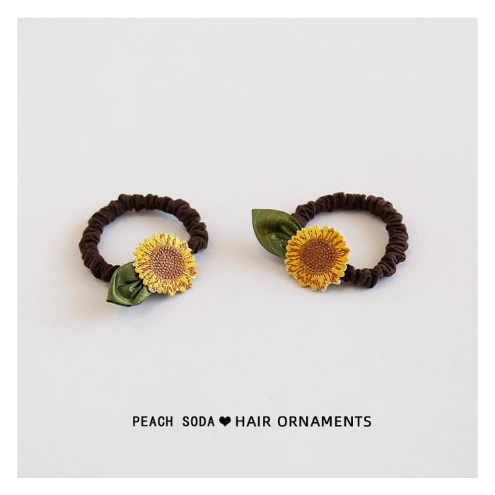 Sunflower Hair Tie