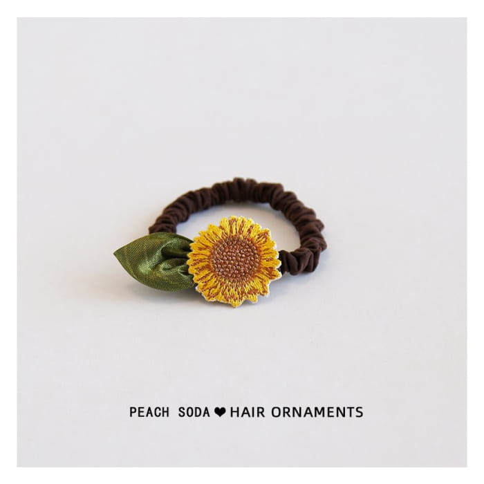 Sunflower Hair Tie