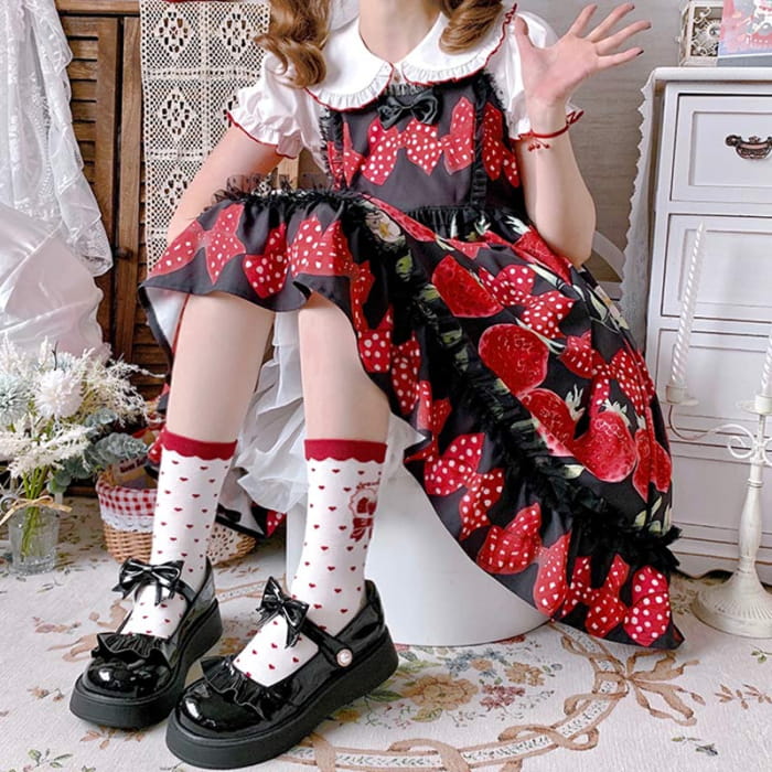 Sweet Bow Knot Lolita Mary Janes Shoes