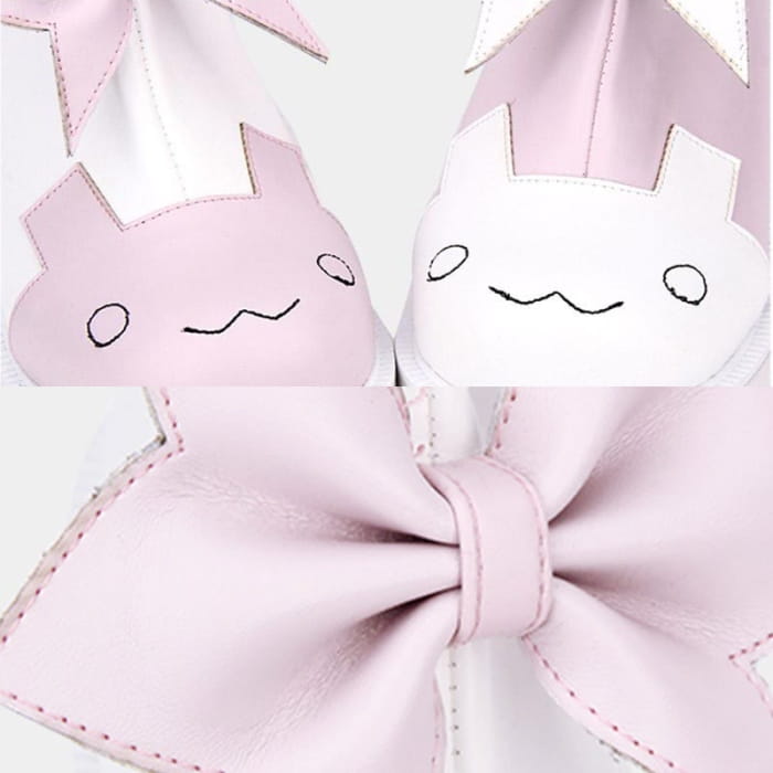 Sweet Bunny Bow Knot Platform Lolita Shoes