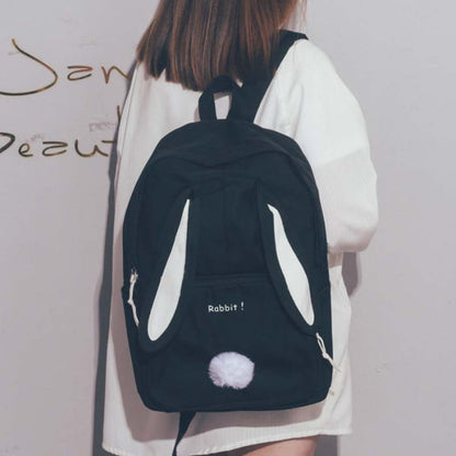 Sweet Cartoon Bunny Ears Backpack