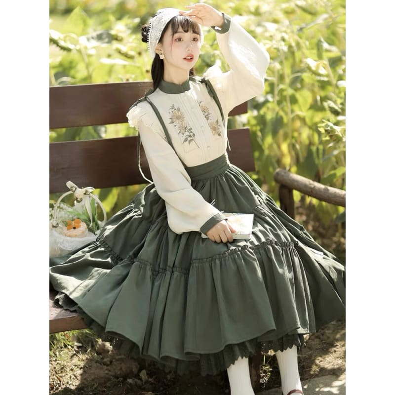 Sweet Garden Ming Style Dress - Modern Hanfu