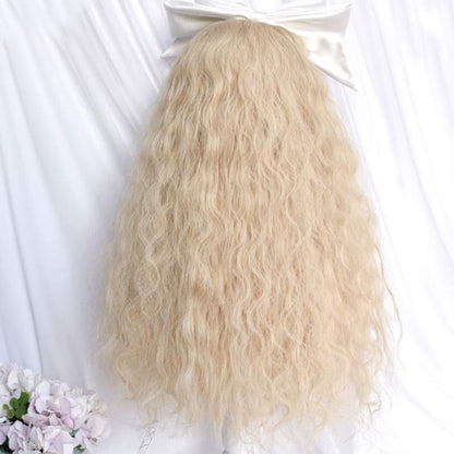 Sweet Long Curly Wig With Bangs