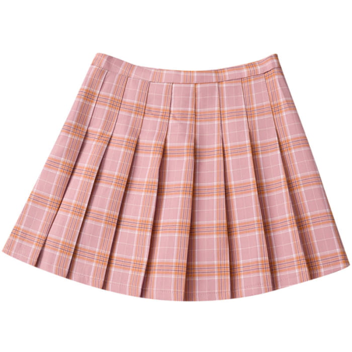 Sweet Plaid Mini Skirt