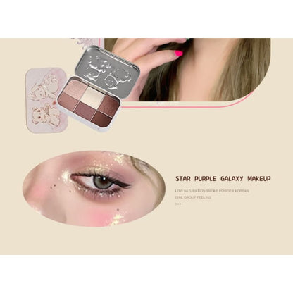 Tea Party Series Metal Box Eyeshadow Palette #02