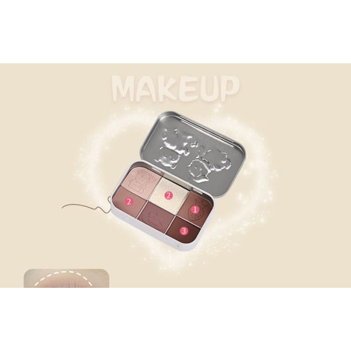 Tea Party Series Metal Box Eyeshadow Palette #02