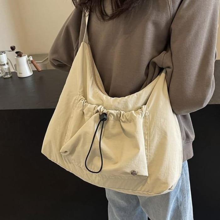 Textile Plain Crossbody Bag