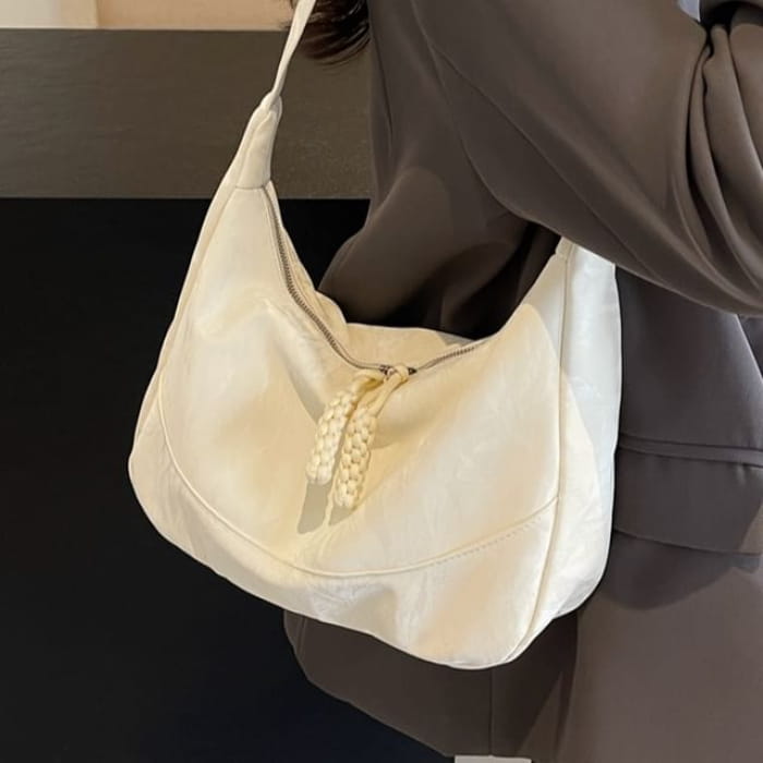 Textile Plain Shoulder Bag