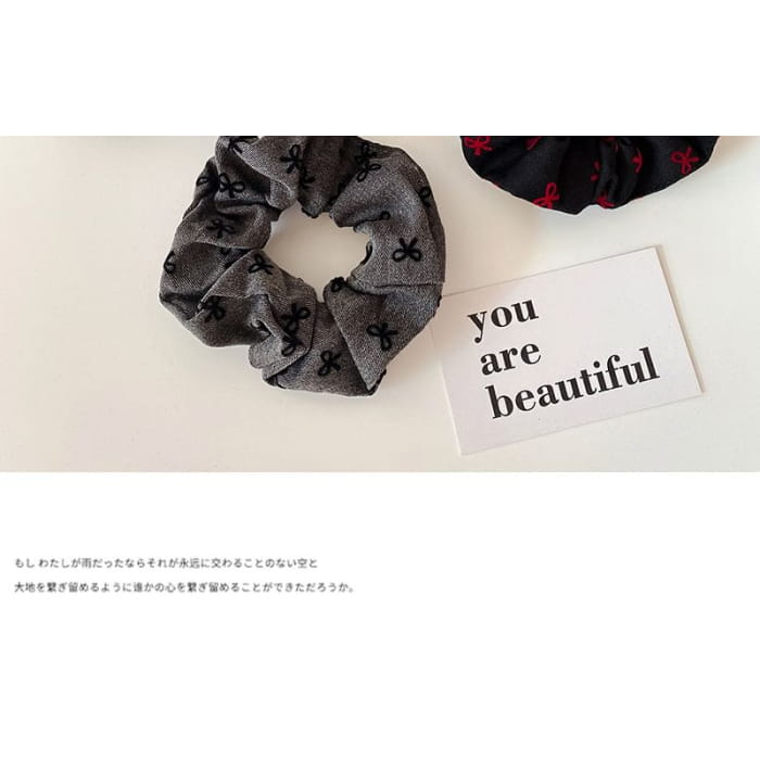 Textile Scrunchie - Hair Fashion Accessories