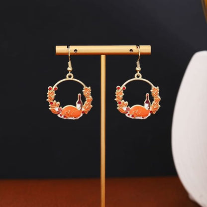 Thanksgiving Glaze Drop Earring - 1 Pair - E6278