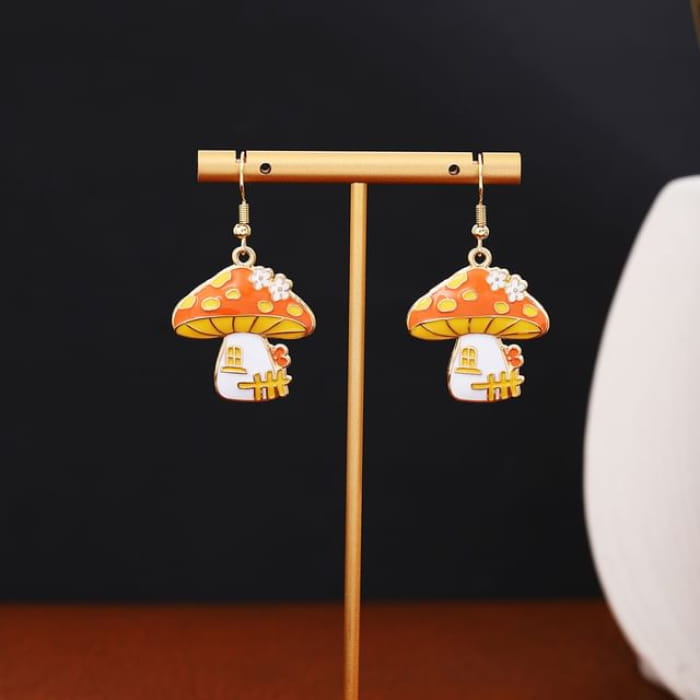 Thanksgiving Glaze Drop Earring - 1 Pair - E6281