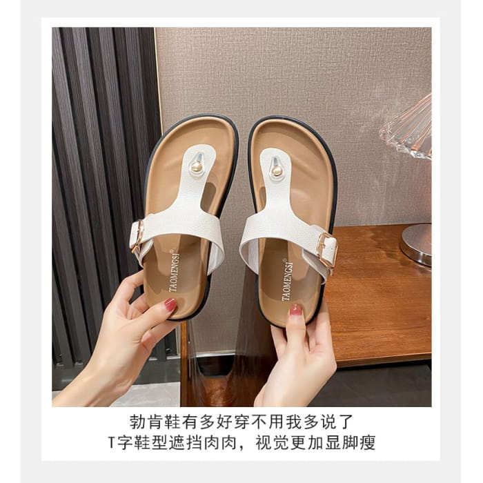 Thong Slide Sandals