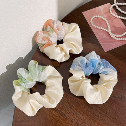 Tie Dye Panel Scrunchie