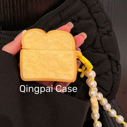 Toast AirPods / Pro Earphone Case Skin - With Chain