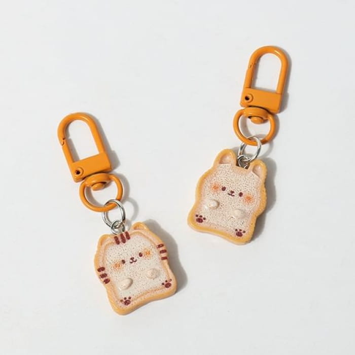 Toast Animal Bag Charm Keyring (Various Designs)