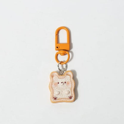 Toast Animal Bag Charm Keyring (Various Designs) - Dog