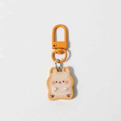 Toast Animal Bag Charm Keyring (Various Designs) - Rabbit