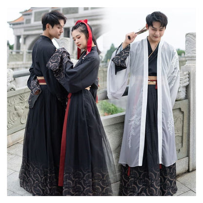 Traditional Chinese Couple Matching Costume Long