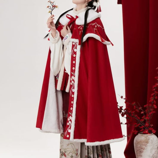 Traditional Chinese Embroidered Open Front Coat