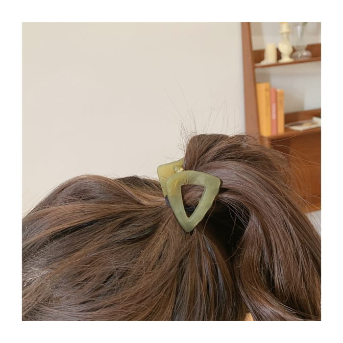 Triangle Acrylic Hair Clamp