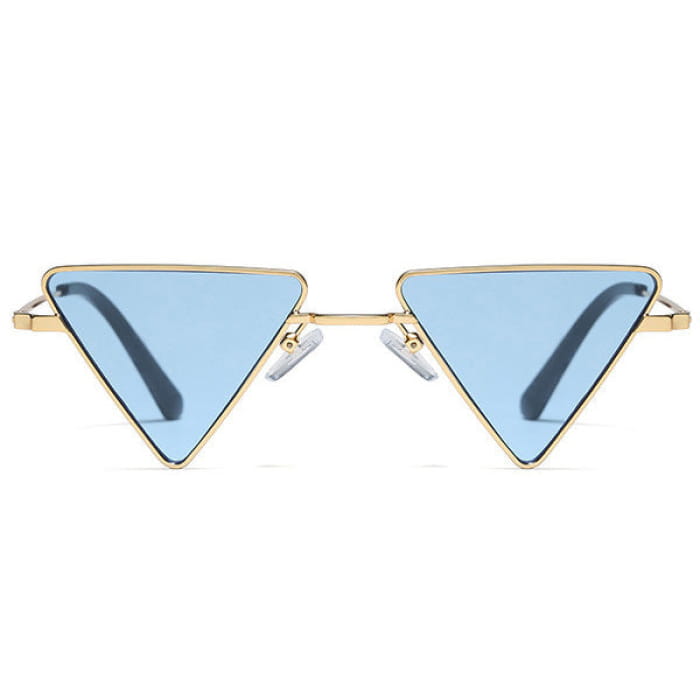 Triangle Sunglasses - Blue - Glasses