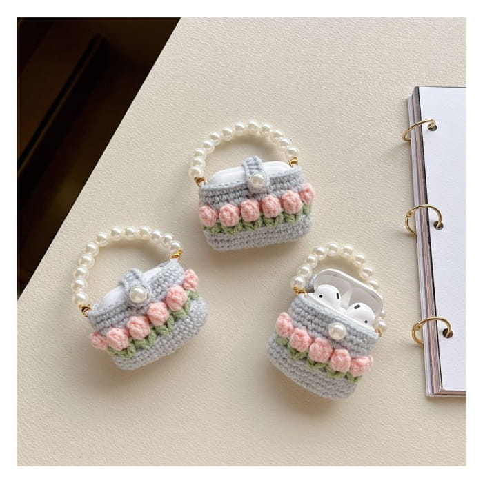 Tulip Faux Pearl AirPods / Pro Earphone Case Skin