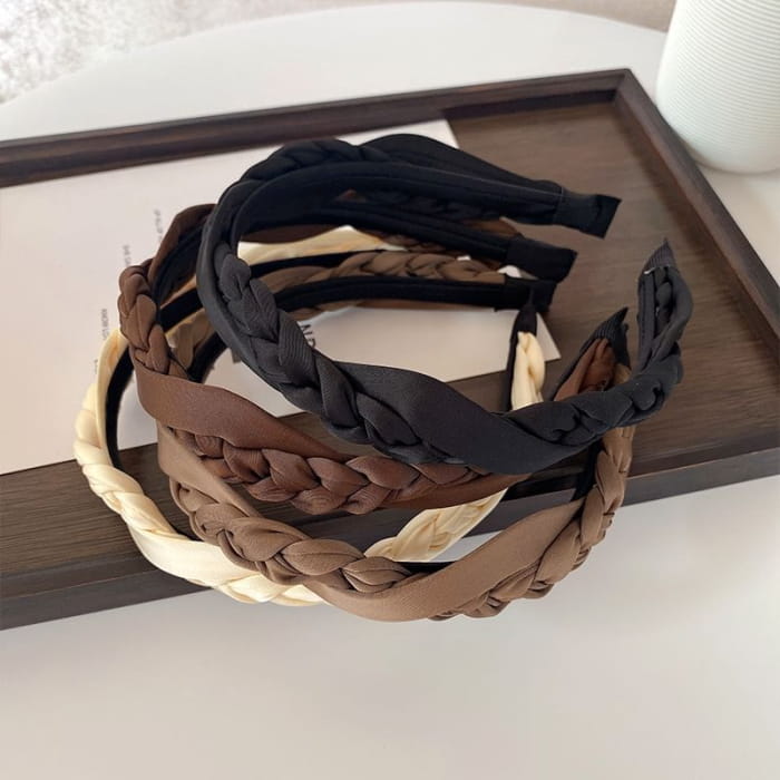 Twisted Plain Headband - Hair Fashion Accessories