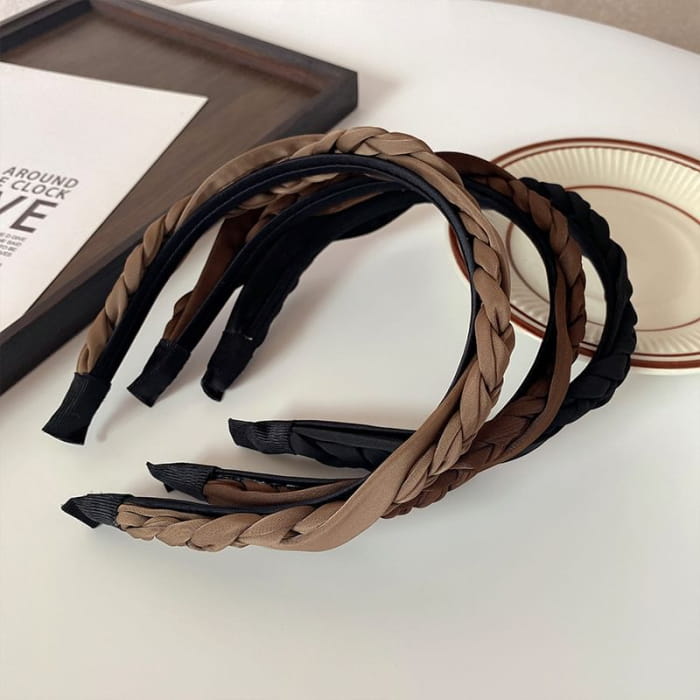 Twisted Plain Headband - Hair Fashion Accessories