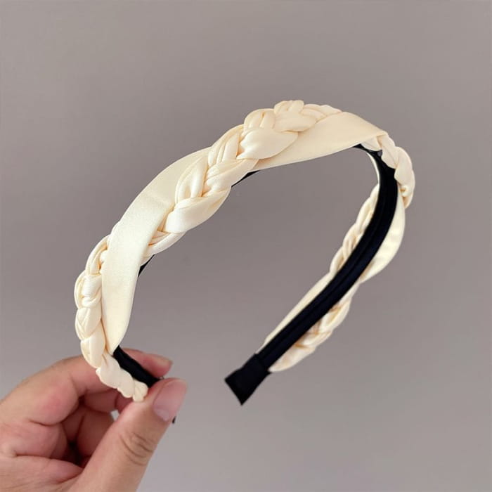 Twisted Plain Headband - Hair Fashion Accessories