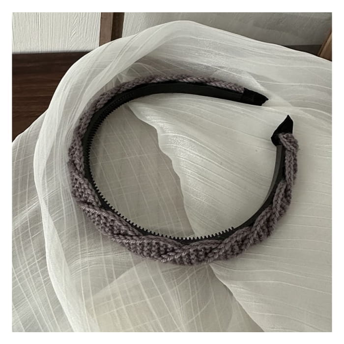 Twisted Woven Knit Headband