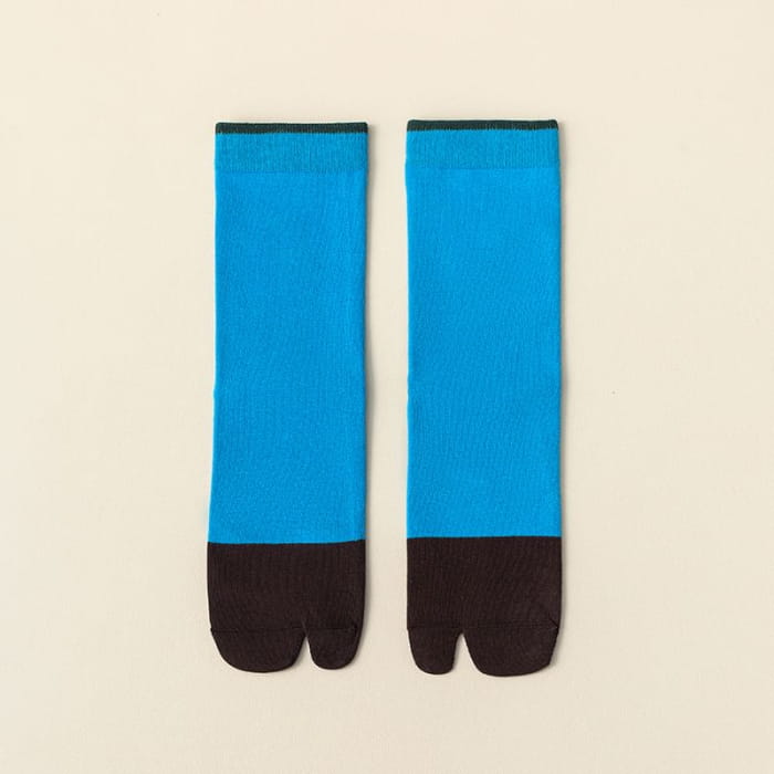 Two Tone Tabi Short Socks