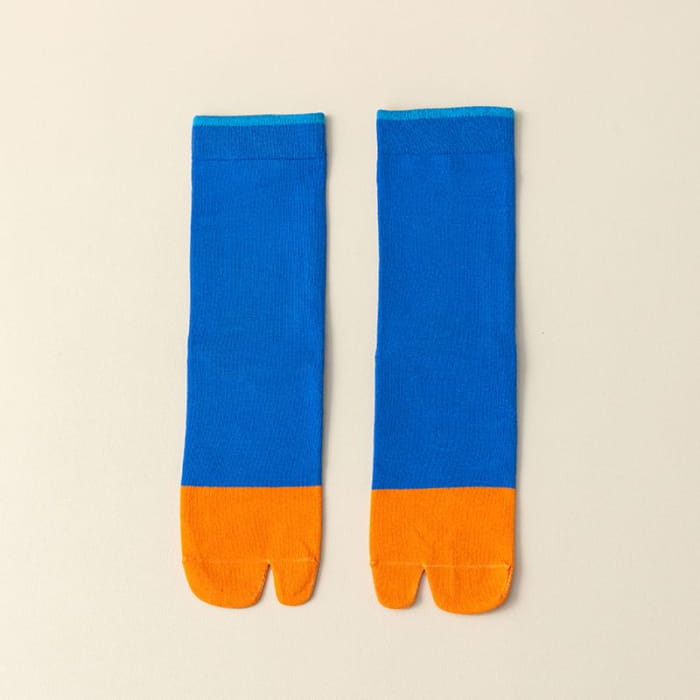 Two Tone Tabi Short Socks