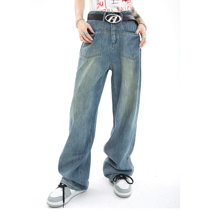 Vintage Denim Wide Jeans