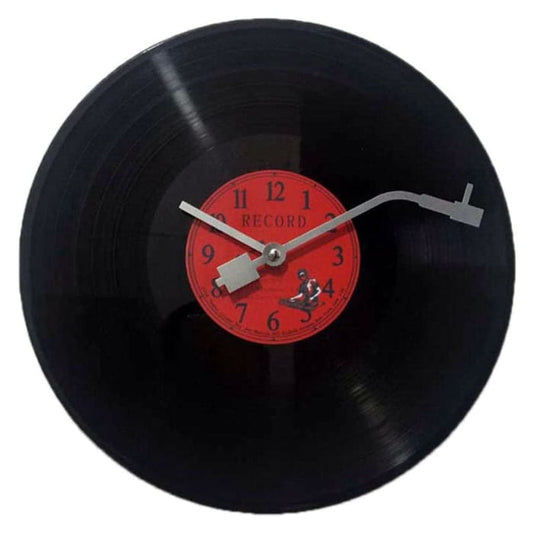 Vintage Record Wall Clock - Black - Home Decor