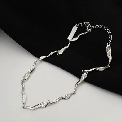 Vintage Sliver Necklace - Standart / Silver