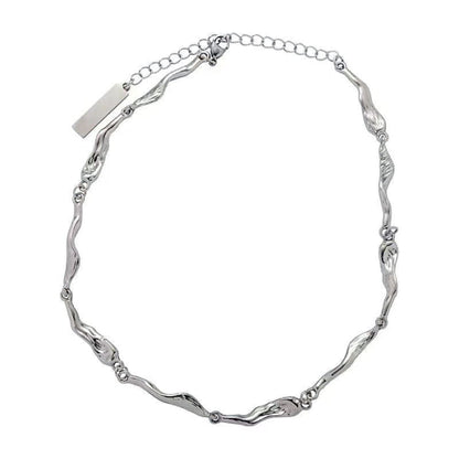 Vintage Sliver Necklace - Standart / Silver