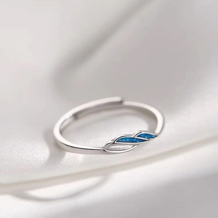 Wave Sterling Silver Open Ring