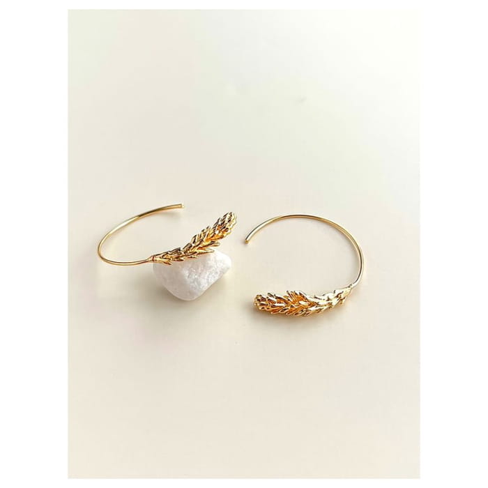 Wheat Hoop Earring