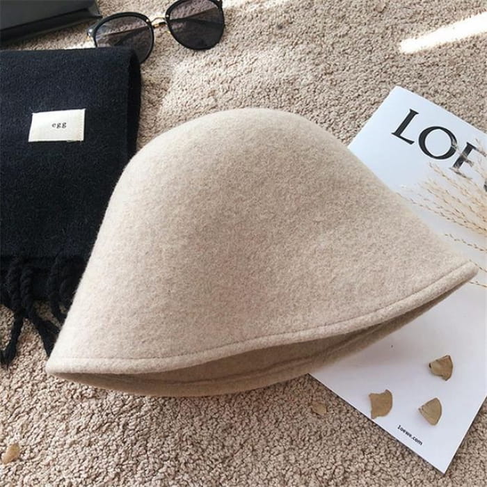 Wool Bucket Hat - Off-White / One Size