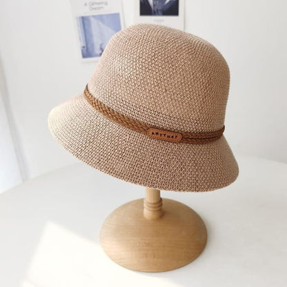 Woven Bucket Hat - Khaki / One Size