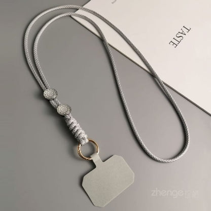 Woven Cord Phone Lanyard with Pad - Accessories