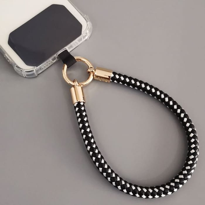 Woven Cord Phone Strap with Lanyard Pad - Accessories