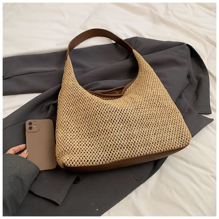 Woven Shoulder Bag