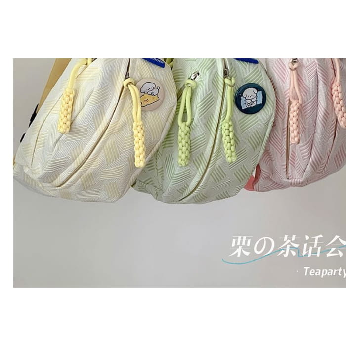 Woven Waist Bag / Charm / Pin / Set