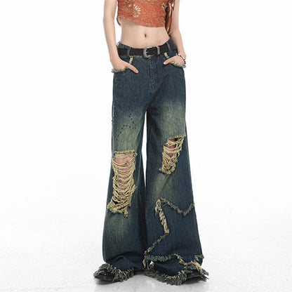 Y2K Destroyed Jeans