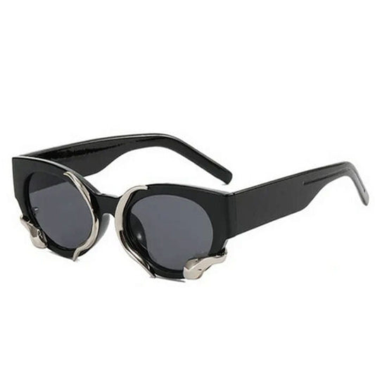 Y2K Snake Sunglasses - Standart / Black - Glasses